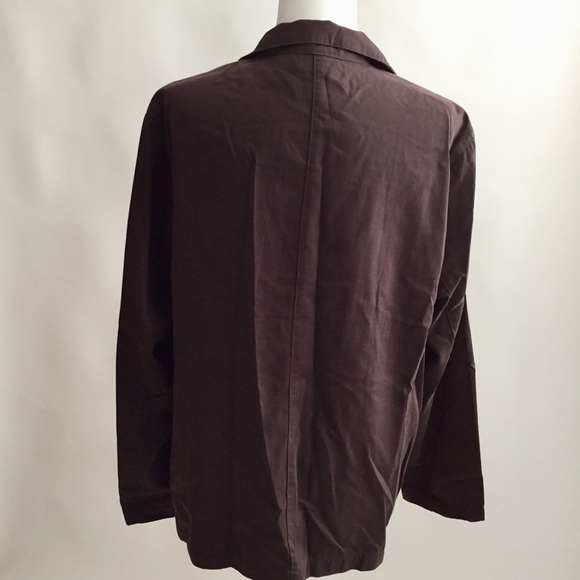 Chico’s Brown Jacket Size 3 - Picture 3 of 4